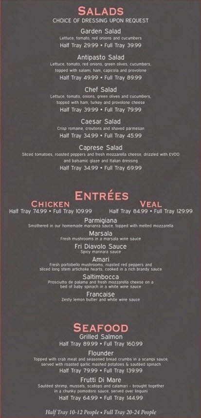 Salads - Chicken/Veal - Seafood